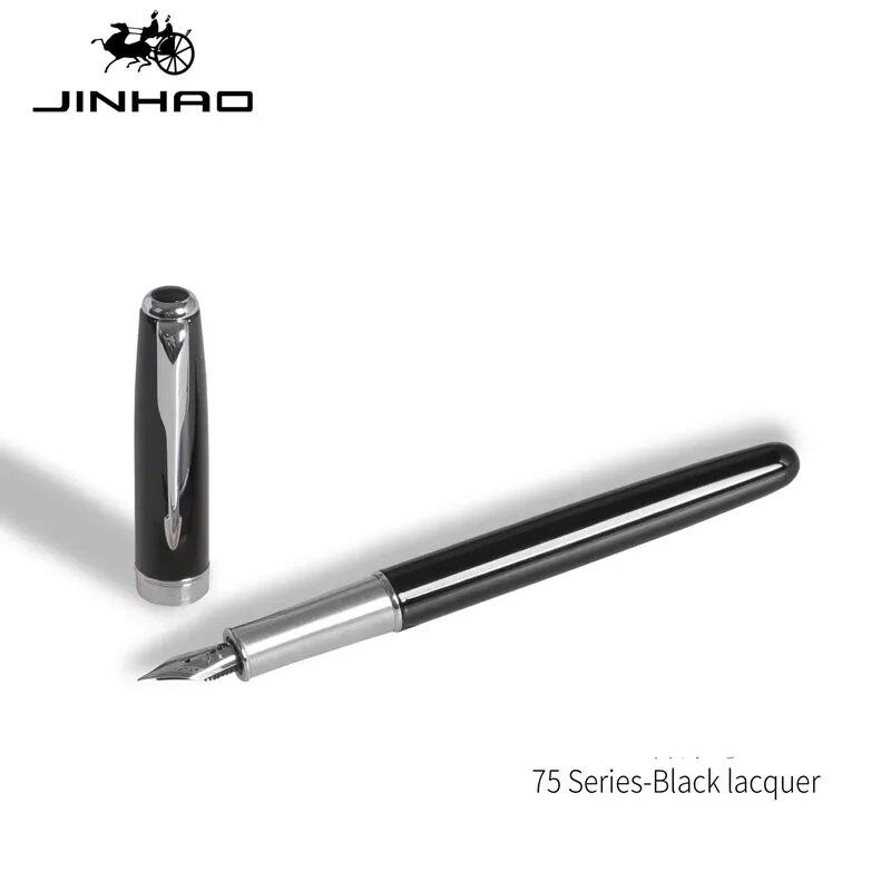 

Перьевая ручка Jinhao 75 черная/красная
