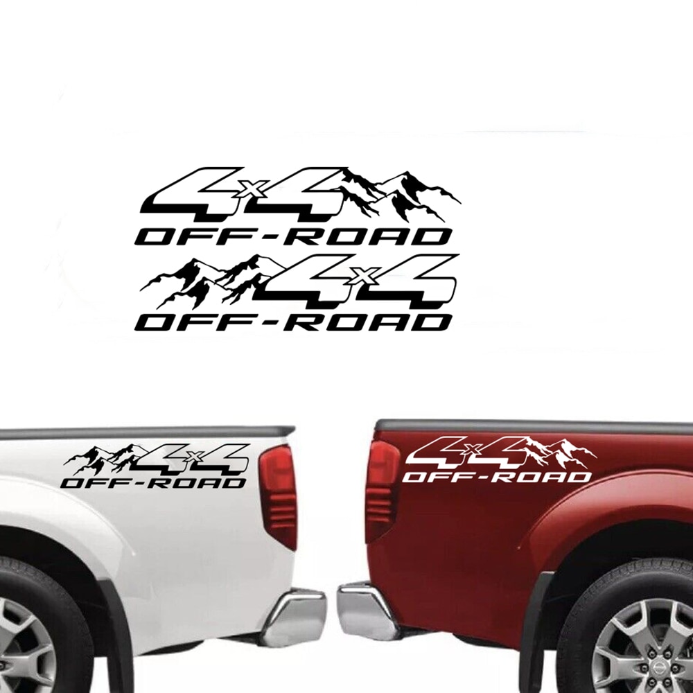 

Современный 2 шт. Offroad 4X4 RAM 1500 F150 грузовик автомобильная наклейка наклейка для бампера прикроватная задняя дверь авто автомобиль виниловый декор
