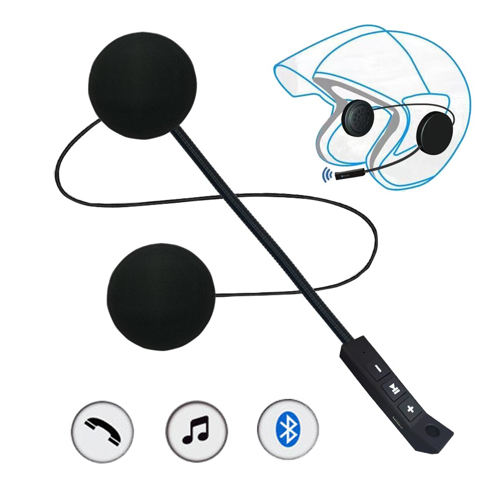 

Bluetooth 5,0 гарнитура для мотоциклетного шлема с поддержкой голосового помощника, беспроводной громкой связи, звонков, защиты от помех, музыкальный проигрыватель для мотоцикла