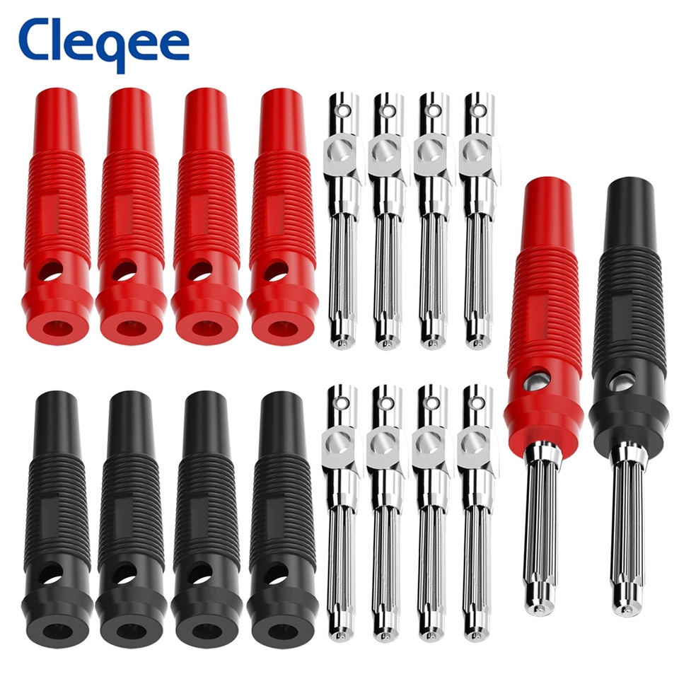 

CLEQEE Cleqee P3008 Штабелируемые Банановые Вилки 10 шт. 4 мм