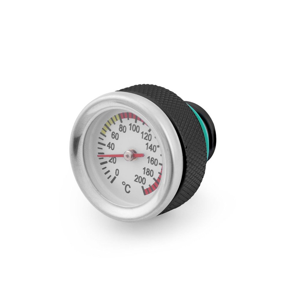 

Крышки топливного бака мотоцикла M20x2,5 с 0-200 ℃ Датчик температуры масла, циферблатный измеритель, черный/серебристый датчик BX103087