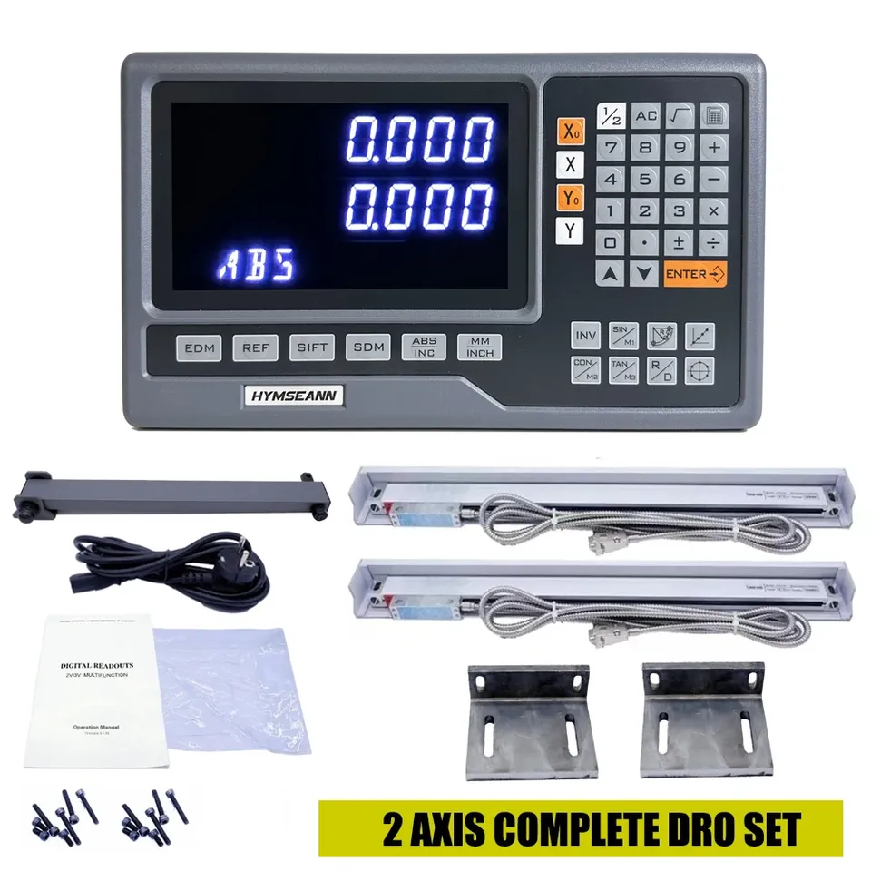 

HYMSEANN HS800-2P 2-осевой фрезерный станок с цифровым считыванием