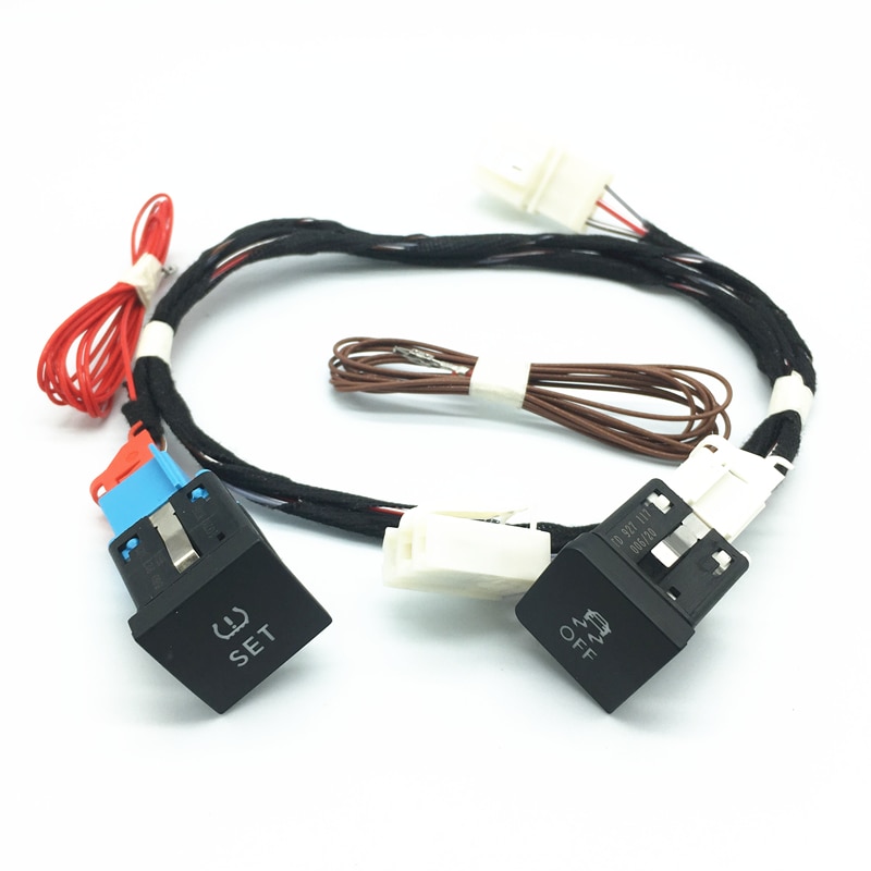

Система контроля давления в шинах автомобиля TPMS, переключатель, ESP OFF, кнопка противоскользящего переключателя и кабель для проводов для VW Golf 6, Jetta 5, MK5, 6, MK6