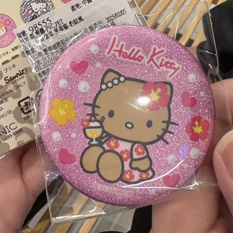 

Y2K Эстетический блестящий значок «Hello Kitty» Kawai Harajuku японский шарм с рисунком зебры значок «Hello Kitty» подарок на день рождения украшения