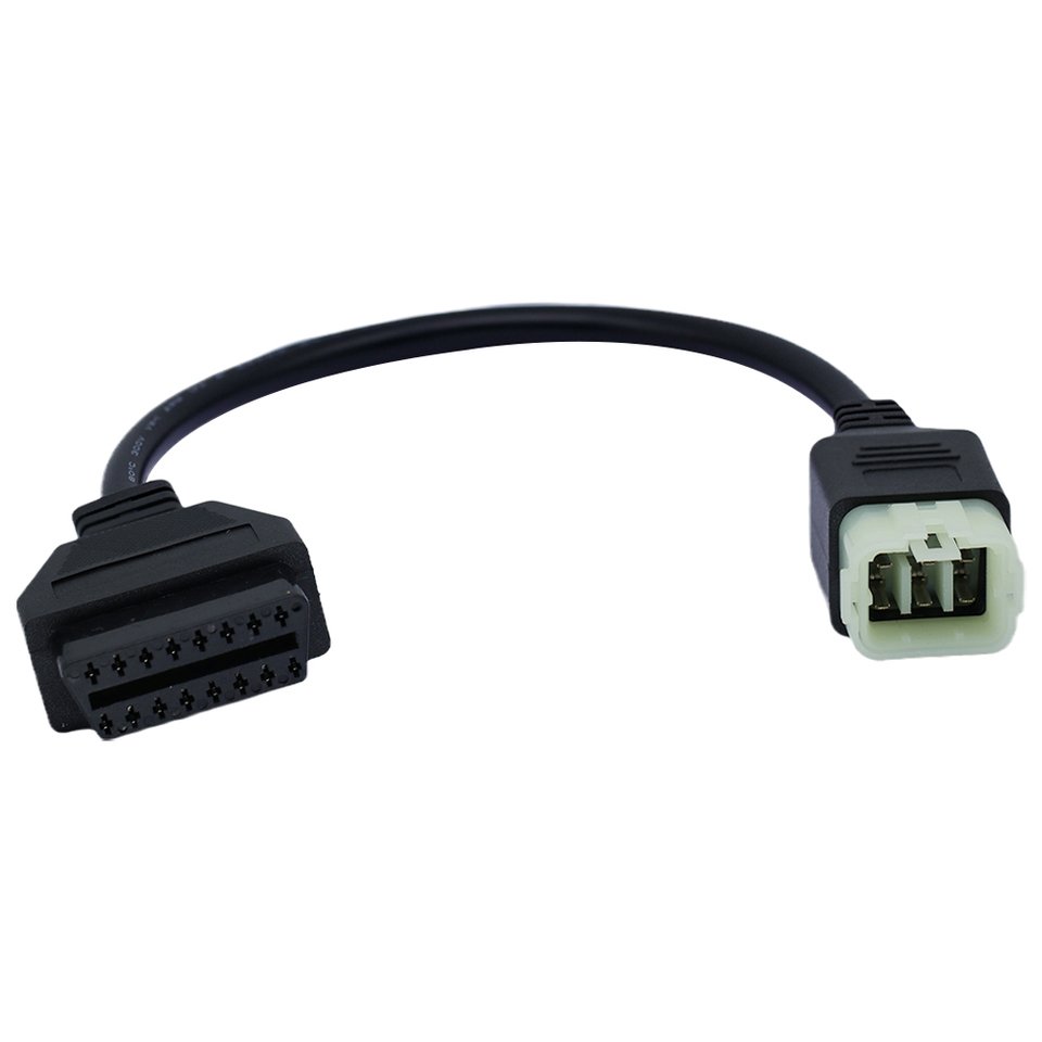 

Адаптер Obd2 для мотоцикла Royal Enfield, 6-контактный на 16-контактный OBD-кабель, подходит для Interceptor 650cc/Continental GT 650cc/535cc CAN-шины