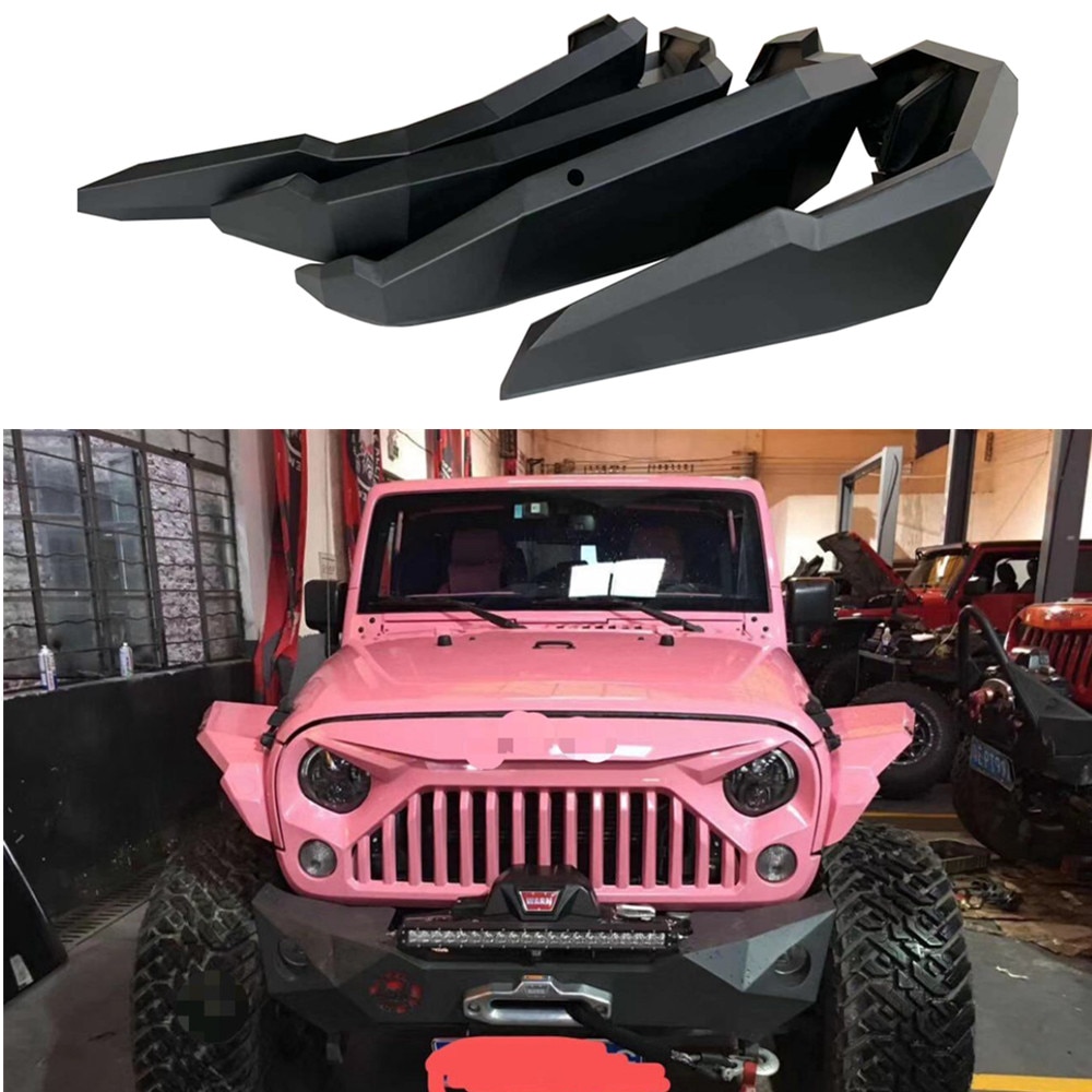 

В Россию черные расширители крыльев из алюминиевого сплава для Jeep Wrangler JK 2007-2017 J342