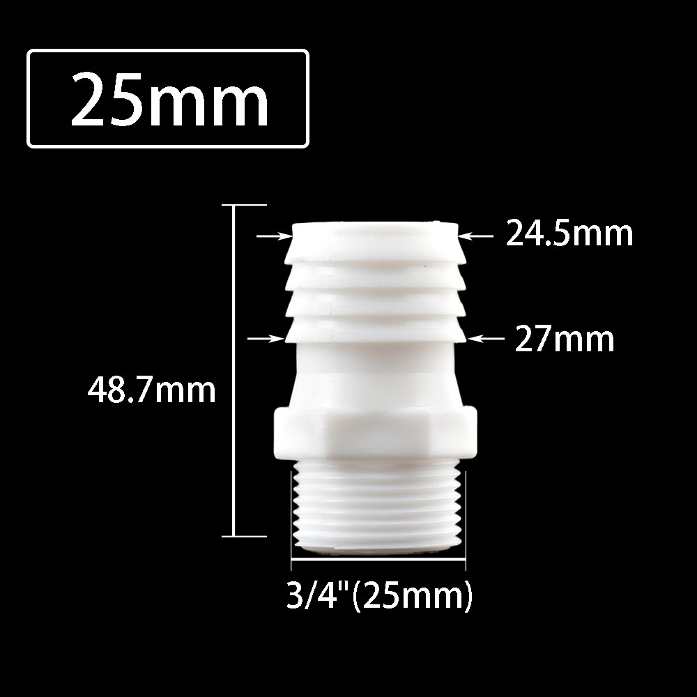 

Пластиковый соединитель для шланга 3/4" BSP