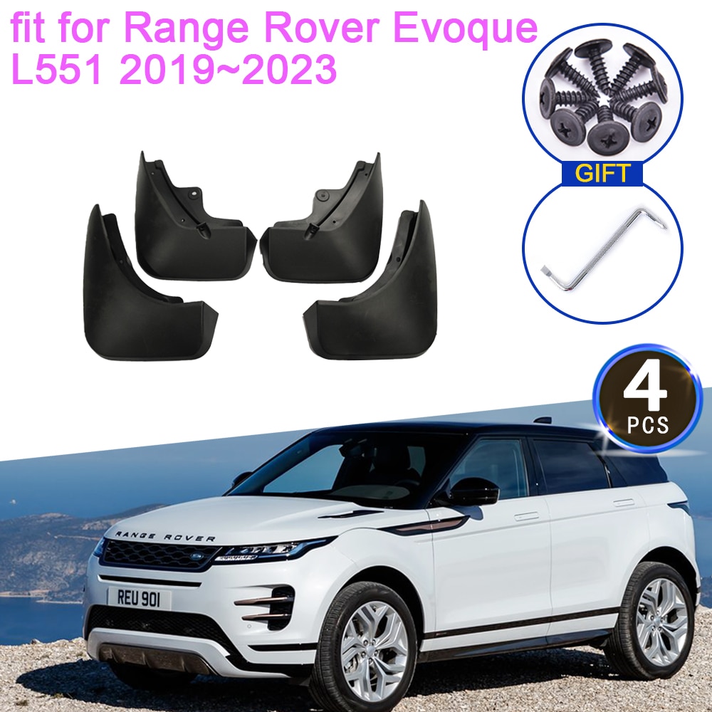 

4x для Range Rover Evoque L551 2019 2020 2021 2022 2023 брызговики задние колеса брызговики крылья закрылки аксессуары для стайлинга автомобиля