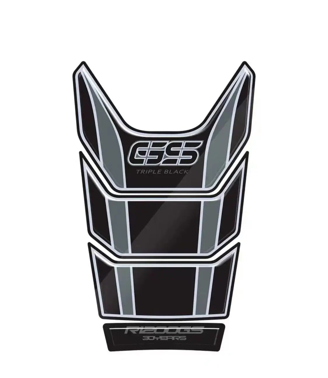 

Для BMW R1200GS тройной черный 2008-2012 2009 2010 2011 3D защитная накладка на бак мотоцикла