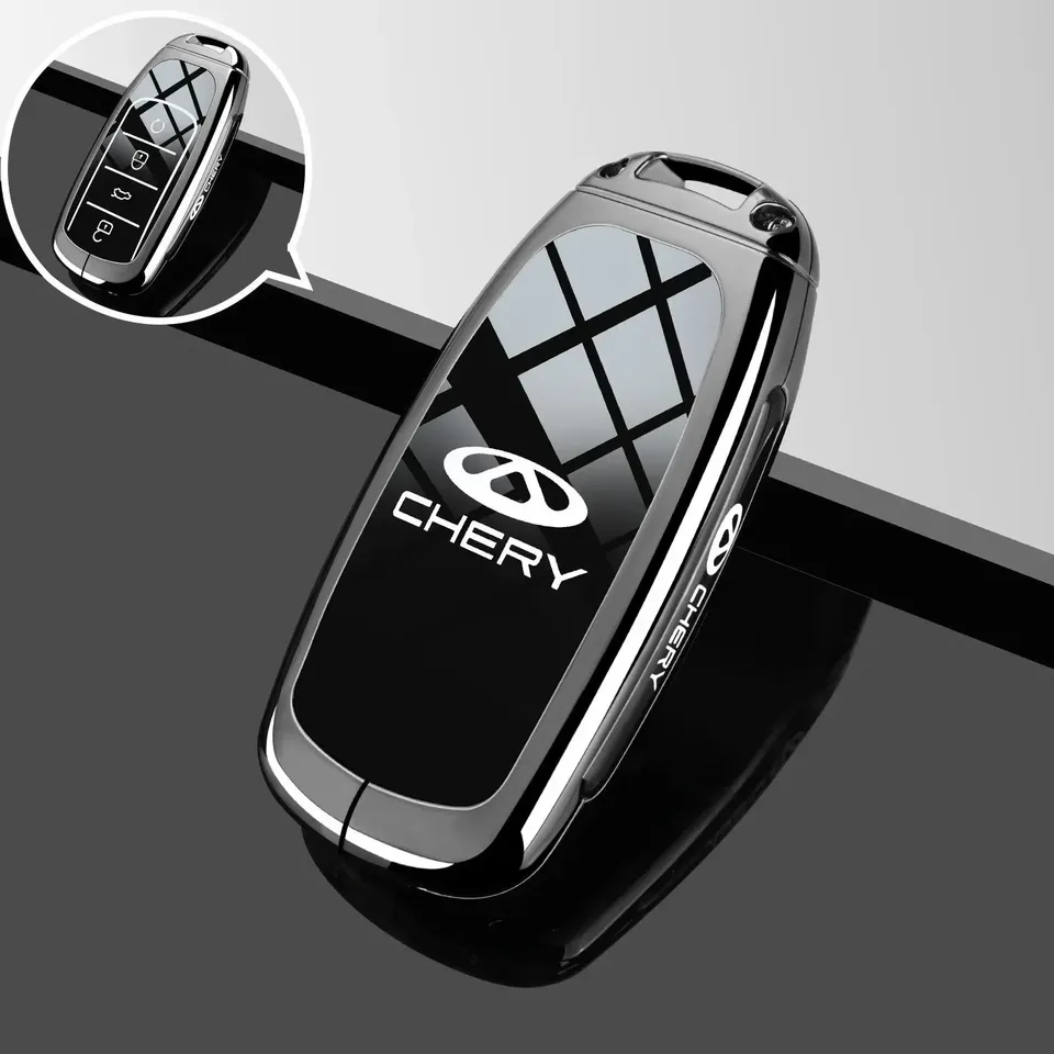 

Для Chery Tiggo 8 8plus Omoda 5 C5 Arrizo JAECOO J7 J8 FX 7 чехол для автомобильного дистанционного ключа из цинкового сплава, брелок для ключей, аксессуары