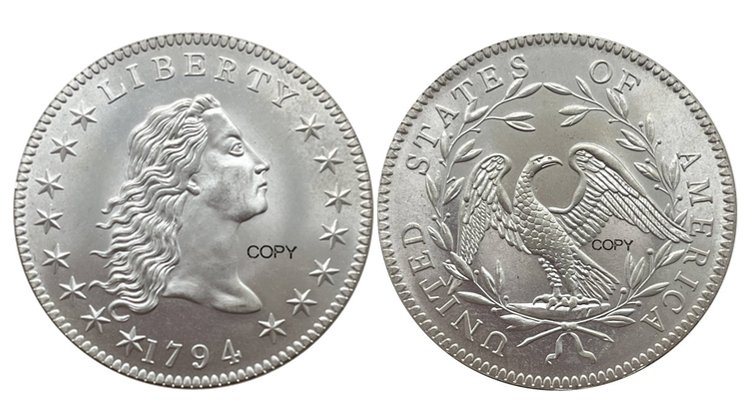 

Копия монеты США 1 доллар 1794 года