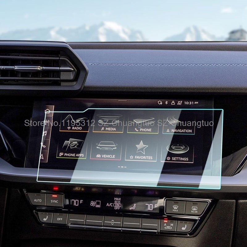 

Защитная пленка из закаленного стекла для Audi A3 8Y 2020 2021, автомобильная GPS-навигационная пленка, ЖК-экран, пленка против царапин, аксессуары