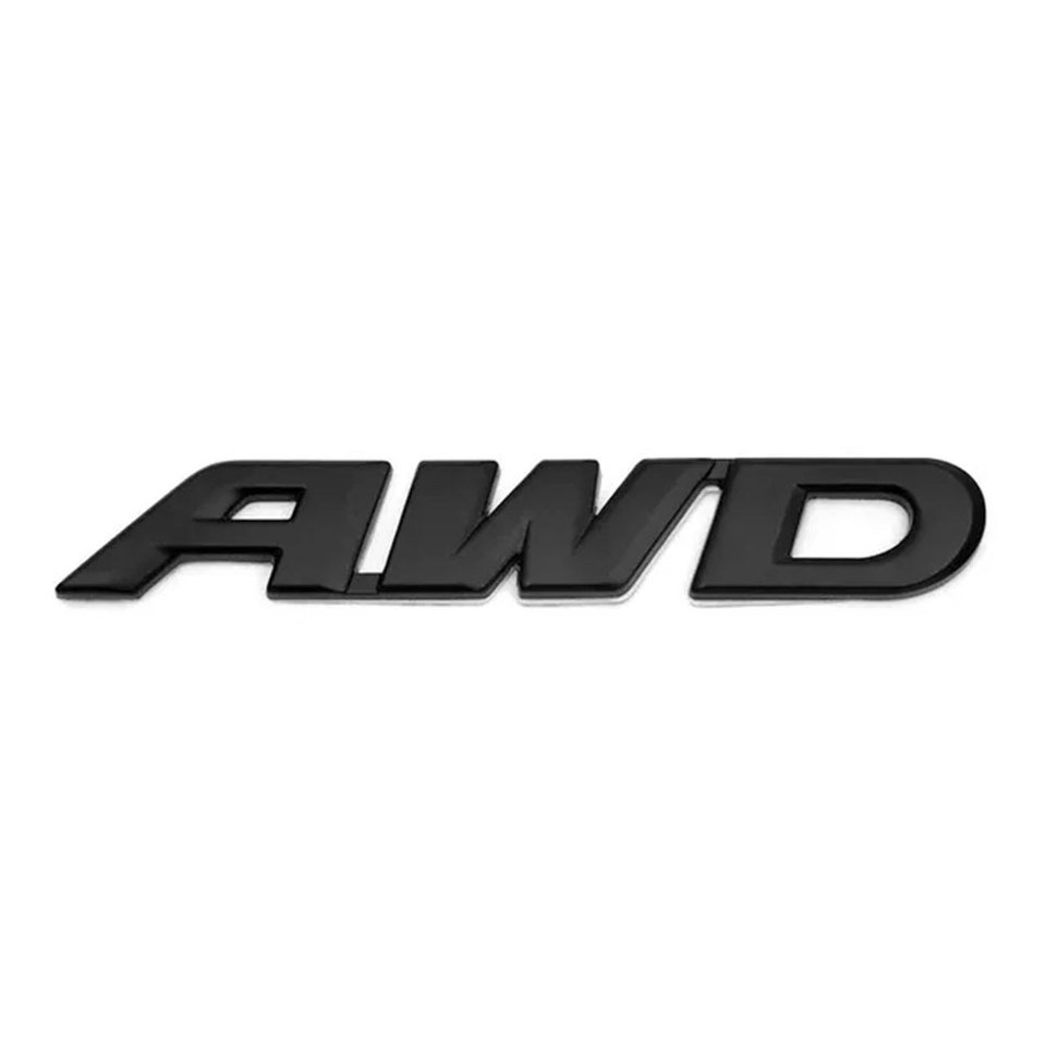 

3D Металлические Черные Хромированные Буквы AWD Наклейка На Боковое Крыло И Задний Багажник, Эмблема, Наклейка Для Внедорожника