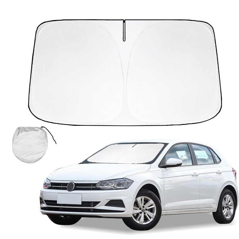 

Солнцезащитный козырек на лобовое стекло для Volkswagen VW Polo 2011-2018 6R 6C, защита от солнца, солнцезащитный козырек, складные блоки, УФ-лучи, сохраняет автомобильный кулер
