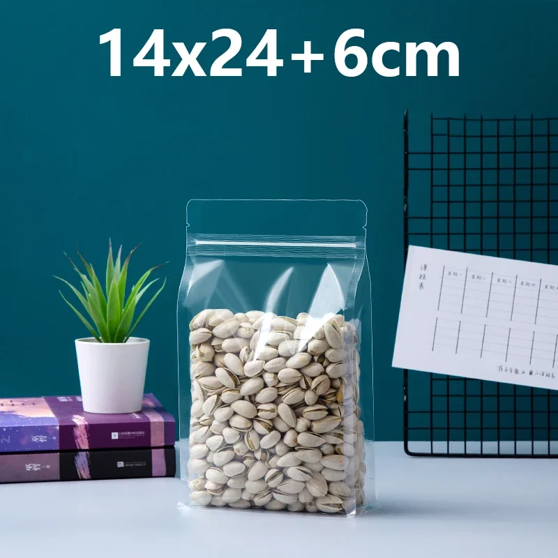 

Прозрачные пакеты ziplock с ручкой 50 шт