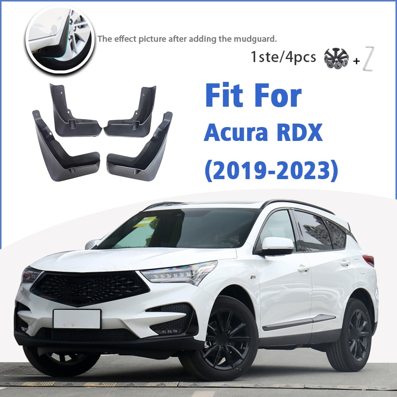 

Брызговики для Acura RDX 2019-2023, передние и задние, 4 шт.
