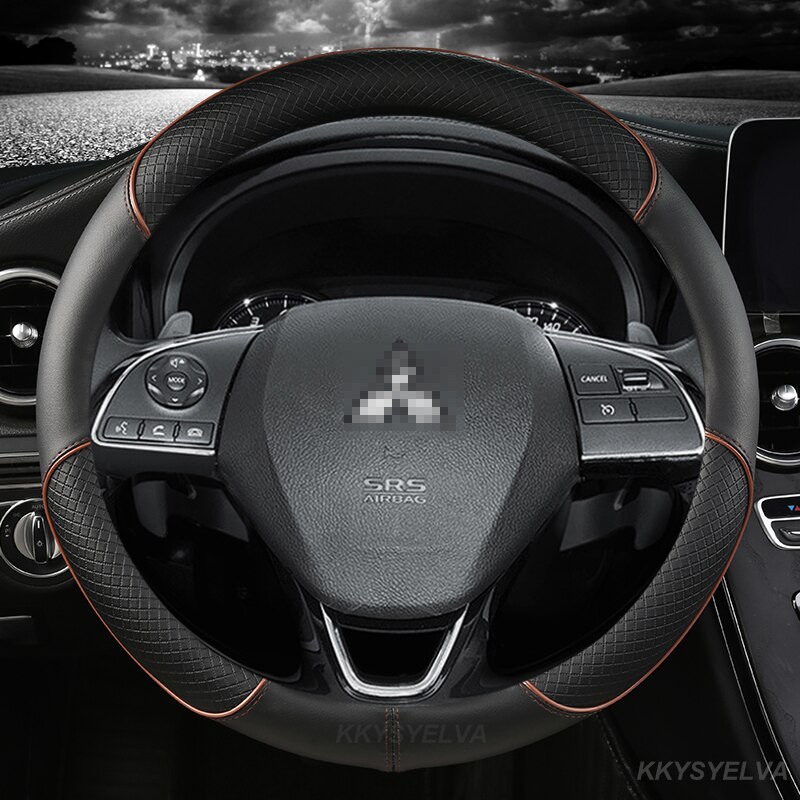 

Автомобильный чехол на руль 38 см для Mitsubishi ASX RVR Pajero Sport Outlander PHEV Airtrek Grandis lancer evo Eclipse Cross