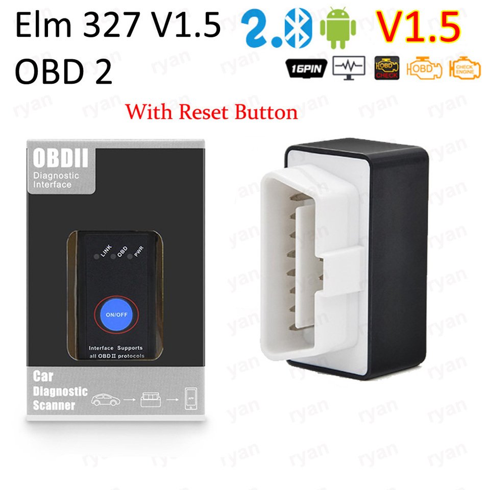 

Bluetooth ELM327 V1.5 Лучший чип ELM 327 с выключателем питания elm327 BT OBDII-считыватель кодов для телефона Android