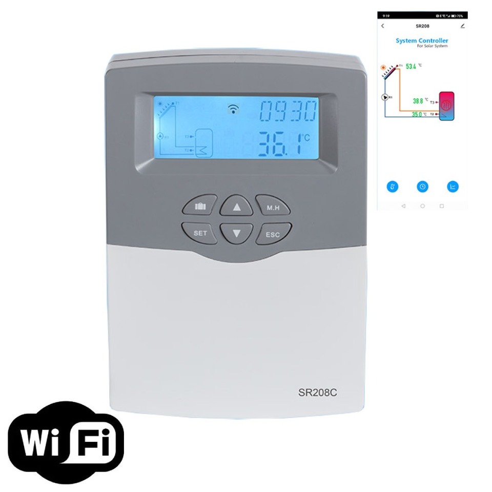 

Солнечный контроллер Tricorpower SR208C Wi-Fi