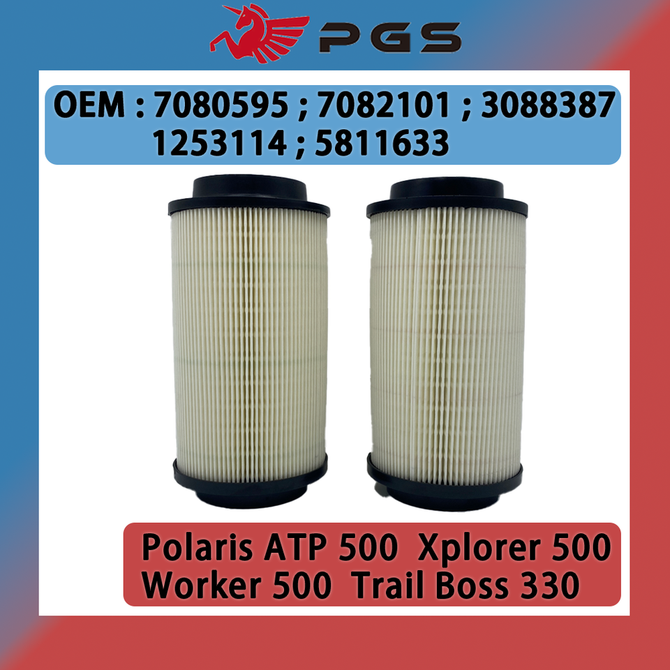 

PGS 2 шт. воздушный фильтр 7080595 7082101 3088387 для Polaris АТВ спортсмен Scrambler 450 Polaris 335 400 1253114