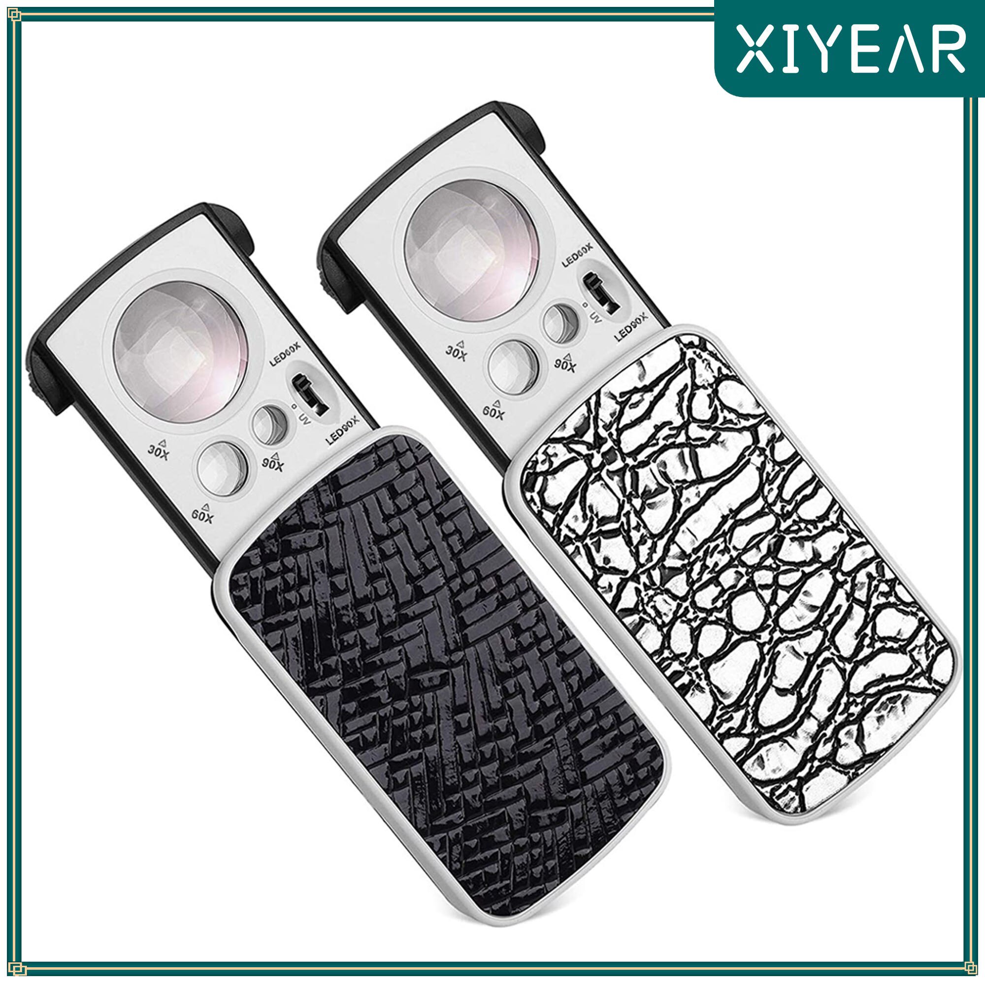 

Лупа xiyear 30x 60x 90x со светом