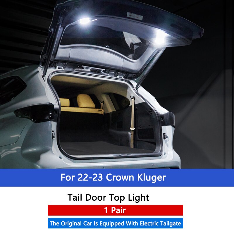 

Автомобильный багажник, фонарь для багажника, верхняя часть, лампа для кемпинга, лампа для чемодана для Toyota Highlander Crown Kluger 2022-2023, аксессуары