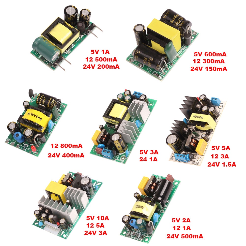 

Импульсный источник питания AC-DC 5V 12V 24V 1A 2A 3A 5A 10A
