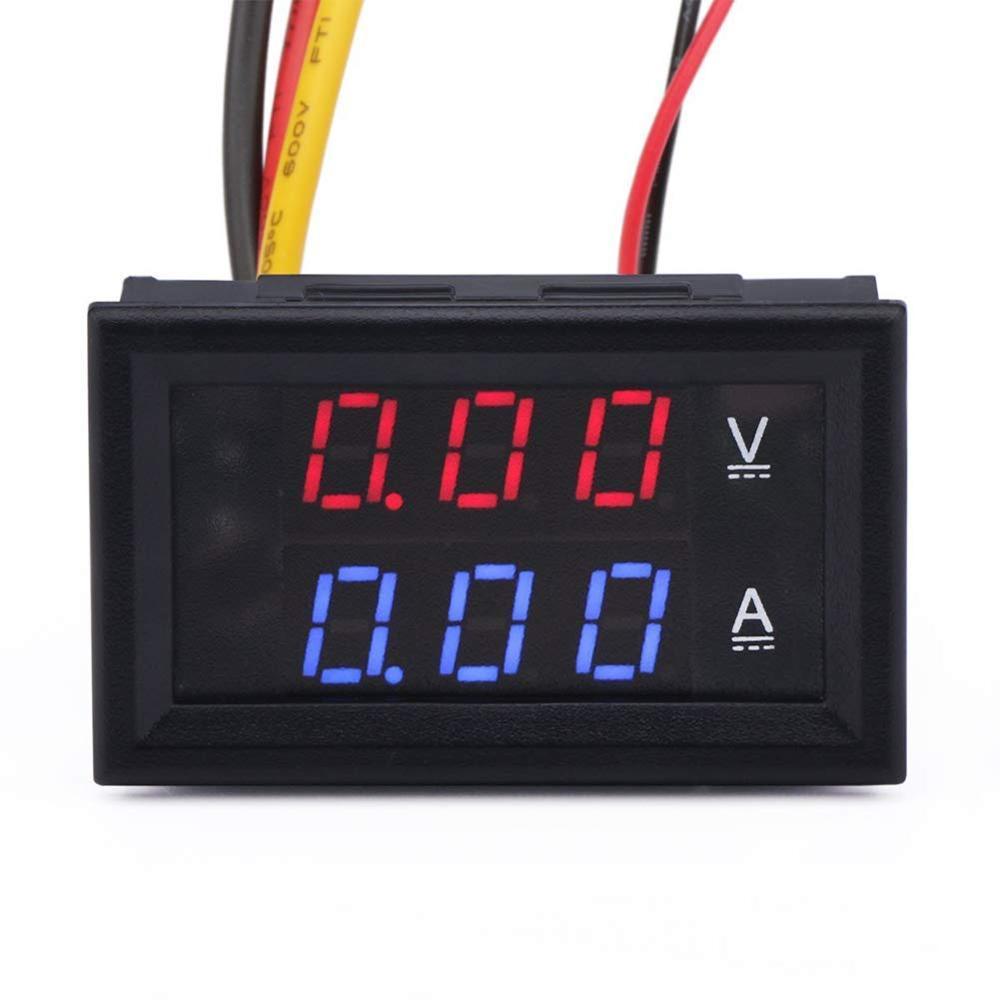 

NODEMCU LUA Мини цифровой вольтметр амперметр 100В 10А синий + красный