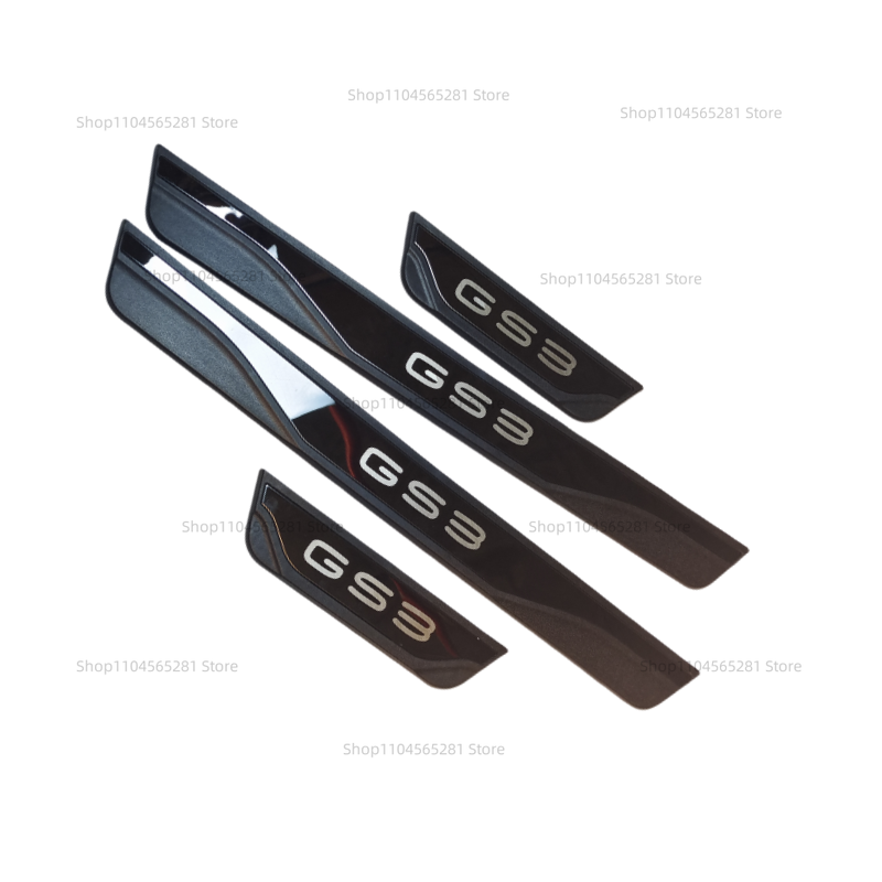 

Подходит для GAC EMZOOM GS3 2024 2021, накладка на порог автомобиля, защита педали, порог из нержавеющей стали, пластиковый автомобильный аксессуар
