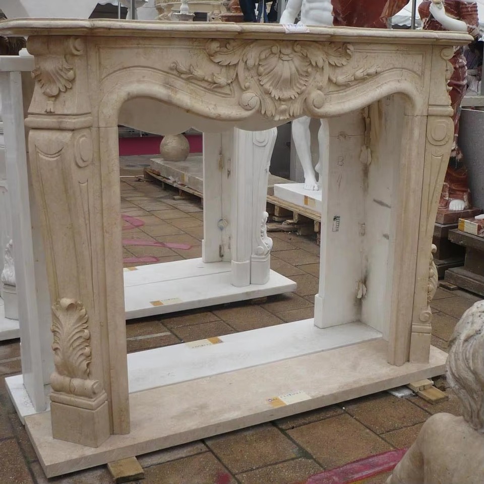 

Каминная полка из мрамора W130 см