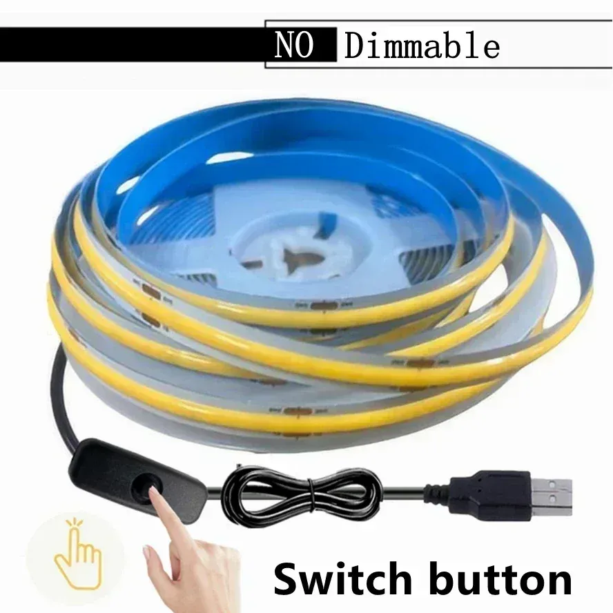 

USB сенсорная светодиодная лента HHLZYH 5V 3M/4M/5M тёплый белый