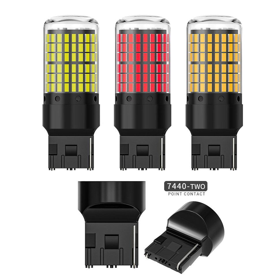 

2 шт. Canbus LED 1156 BA15S P21W BAU15S PY21W T20 7440 W21W 7443 W21/5W 1157 BAY15D P21/5W Автомобильный указатель поворота стоп-сигнал 12 В