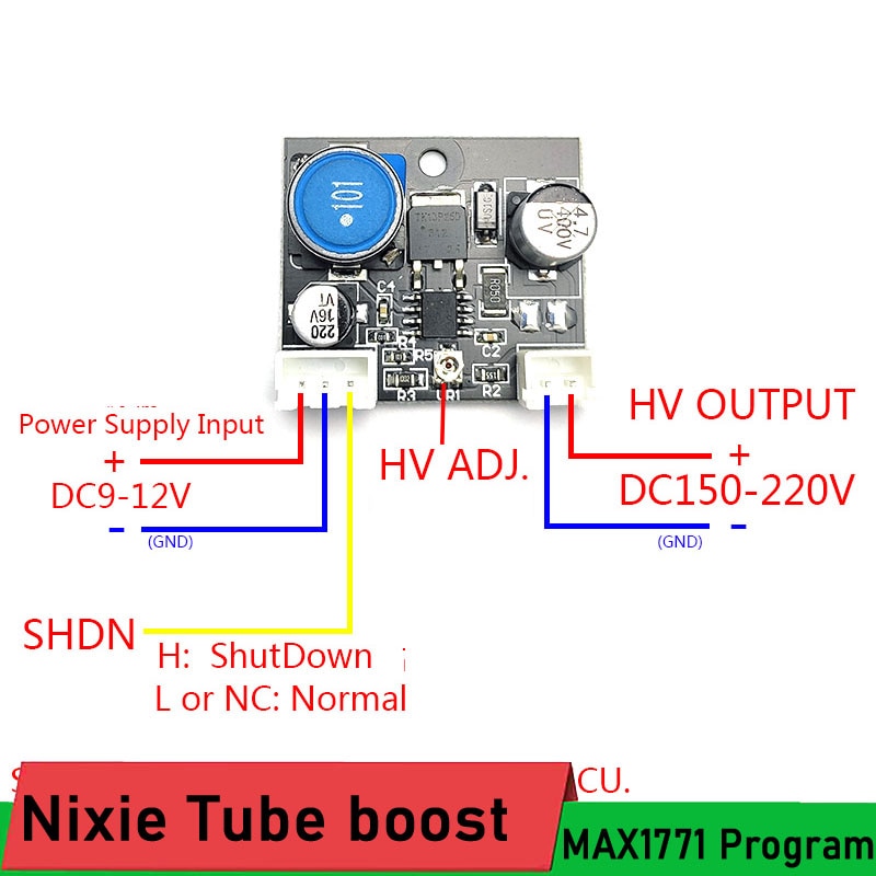

Boost Модуль питания 12В для Nixie часов