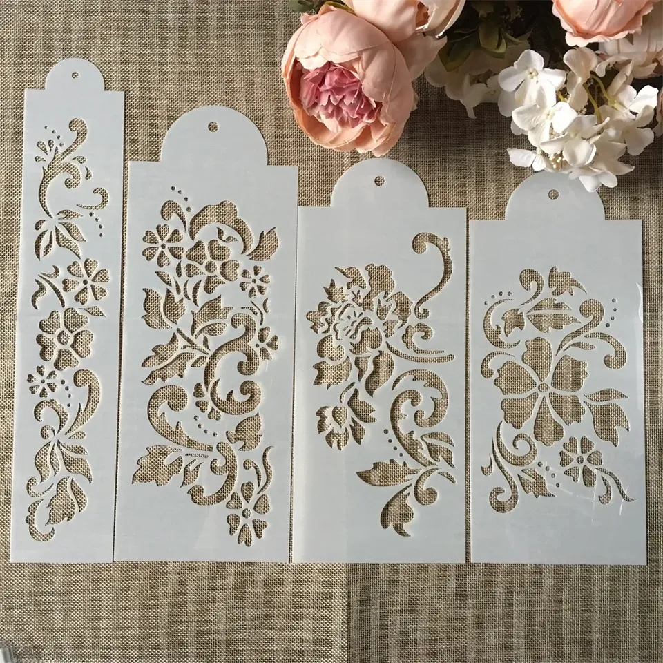 

Набор трафаретов TIAMECH Flower Stencils Set