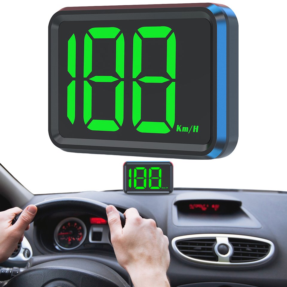 

Универсальный GPS-спидометр HUD Км/ч Mph Цифровой Одометр С Большим Шрифтом Для Автомобилей И Грузовиков Проекционный Дисплей...