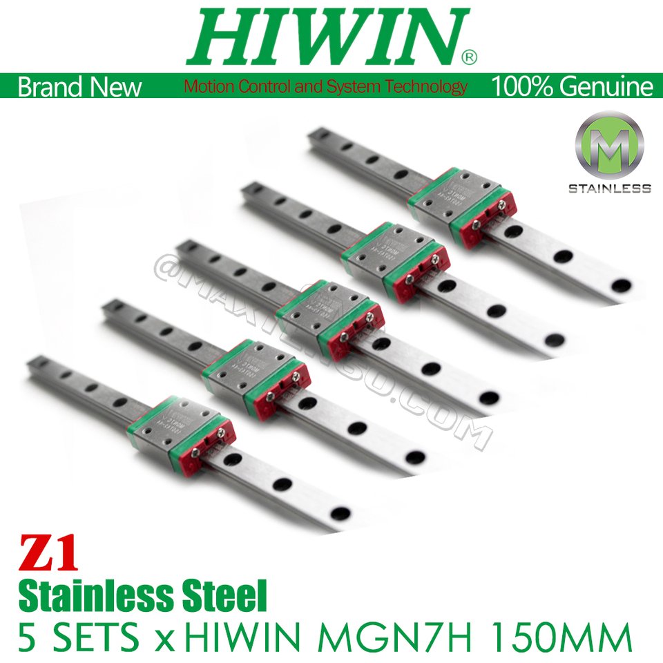 

Voron 0 0,1 V02 HIWIN MGN7H 150 мм 5 шт. комплект линейных рельсов из нержавеющей стали Voron V0 01 02 Детали для 3D принтера оригинальный HIWIN линейный графический интерфейс