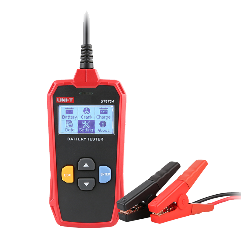 

UNI-T тестер аккумулятора 12/24В UT673A/UT675A