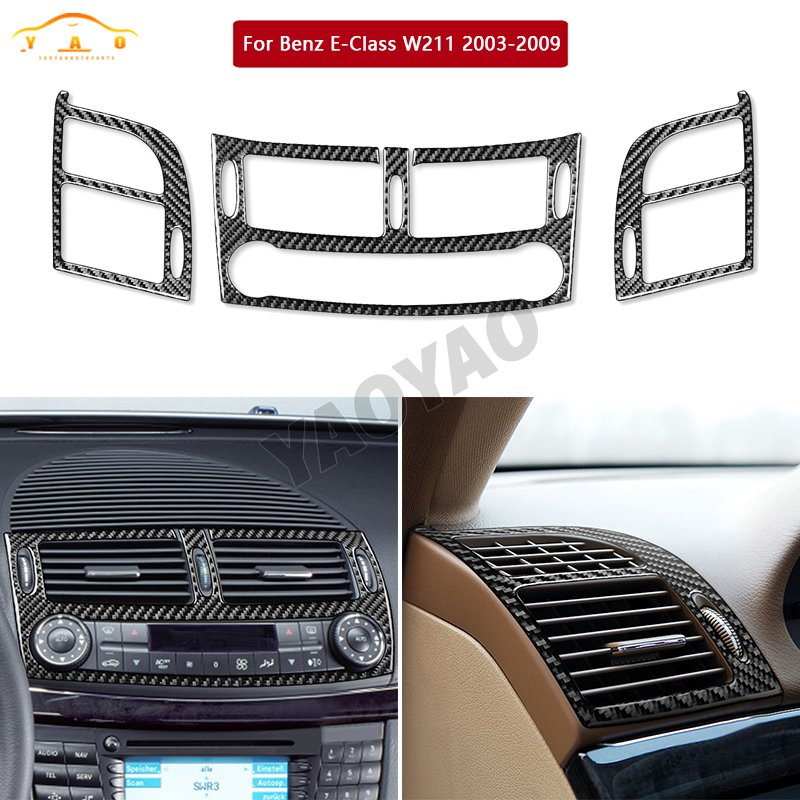

Для Mercedes Benz E Class W211 2003-2009 автомобильный переключатель передач кондиционер CD панель дверной подлокотник крышка накладка наклейка