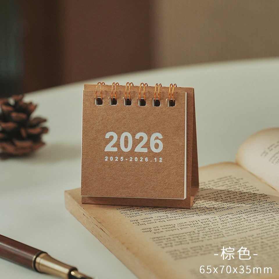 

Настольный календарь на 2026 год, мини-четкий список дел, календарь, книги, каваи, ежедневный ежемесячный ежегодный планировщик, управление временем, украшения для стола