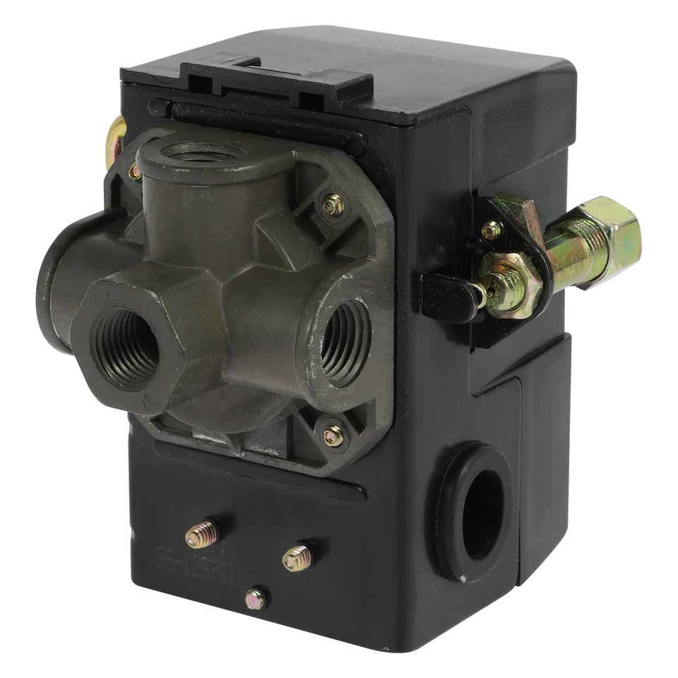 

Реле Давления Воздушного Компрессора 20А, Регулируемый Воздушный Клапан 95-125 Фунтов На Квадратный Дюйм Для Компрессоров