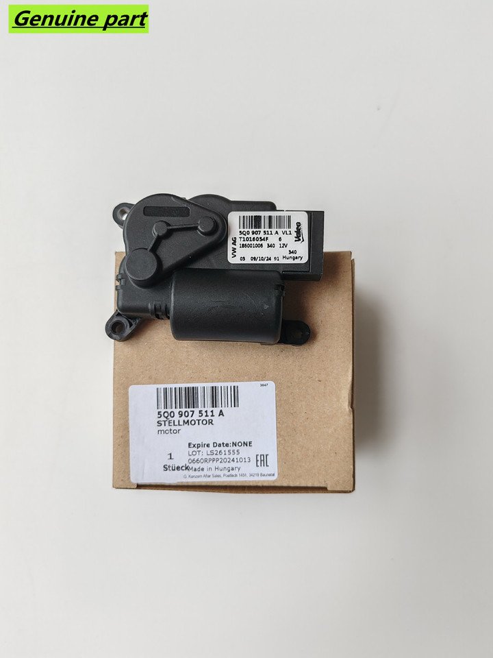 

Оригинальный OEM 5Q0 907 511 A/5Q0907511A Мотор привода заслонки обогревателя HVAC, 5 контактов для VW Variant 3G Golf (5 г) AUDI A3 S3 TT SKODA