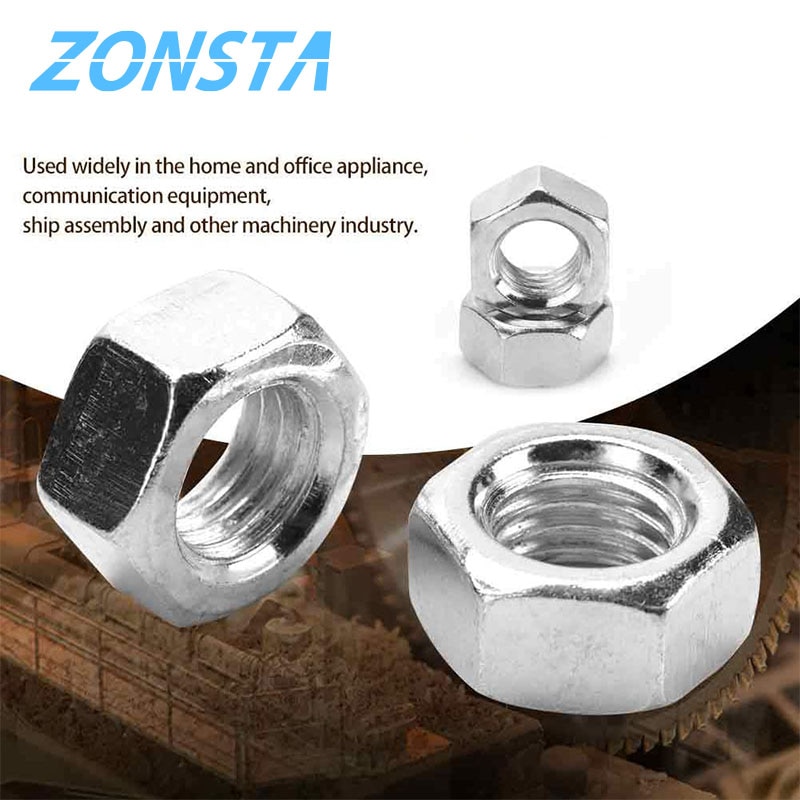 

Шестигранные гайки ZONSANTA нержавеющая сталь DIN934 M1-M20
