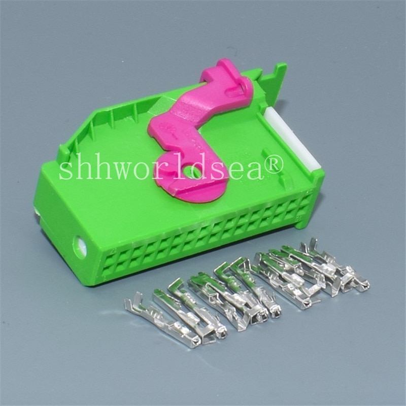 

1 компл. 32 контакта 1J0972977C автомобильный разъем для Audi Для VW Seat Skoda инструмент разъемы для приборной панели 1719057-1 1719058-1