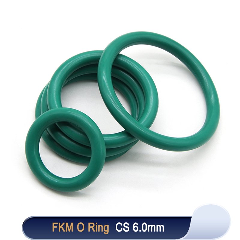 

Зелёные уплотнительные кольца FKM 5 шт.