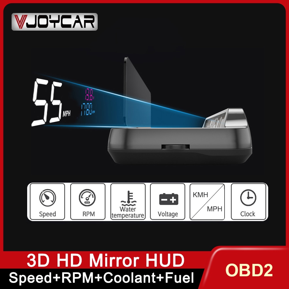 

Vjoycar 2023 автомобильный подъемный зеркальный HUD MX-Pro большой и четкий прожектор скорости со шрифтом/оборотом в минуту км/ч миль/ч автомобильные аксессуары охранная сигнализация