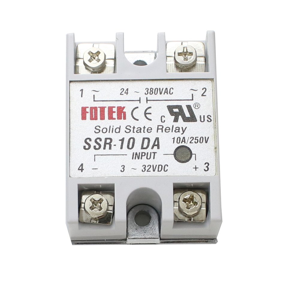 

Твердотельное реле SSR 10DA 25DA 40DA DC Control AC белый корпус Однофазное без пластиковой крышки