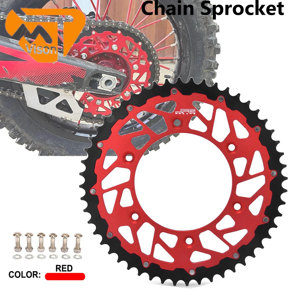 

Задняя звездочка цепи 45T 47T 48T 49T 50T 51T 52T для Honda CR CRF XR CRM 125 150F 230F 230L 250 250X 250R 400 450R 450X 500 650R