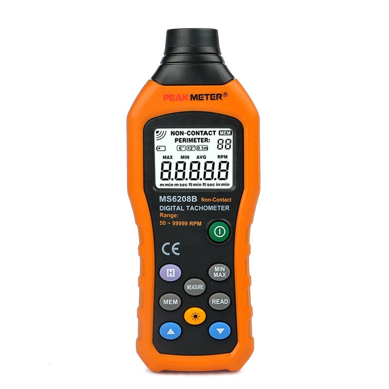 

PEAKMETER MS6208B Цифровой тахометр