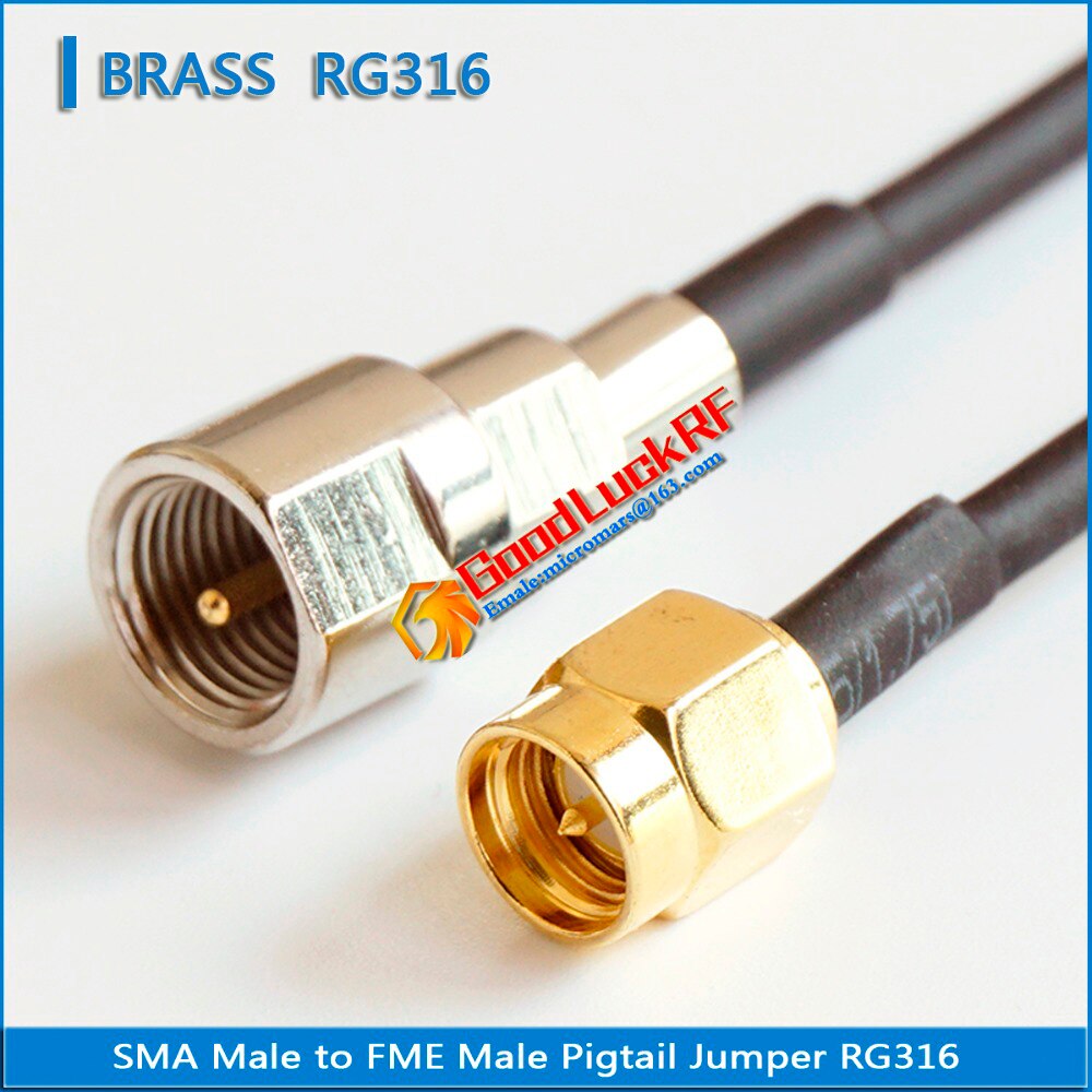 

Кабель переходник SMA-FME RG316