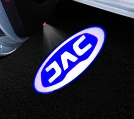 

2 шт. для Jac S3 S5 A30 A13 T6 T8 M4 m2 Светодиодная лампа приветствия на дверь автомобиля, проектор Ghost Shadow, аксессуары для атмосферного освещения